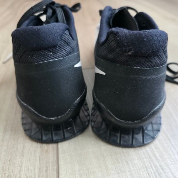 Nike Romaleos 3 Weightlifting Black/White Specialty Shoe Women Sz 8.5 878557-001 - Picture 6 of 9